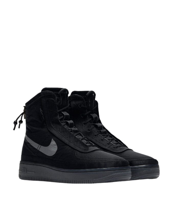NIKE AIR FORCE SHELL BLACK DARK GREY BQ6096 001
