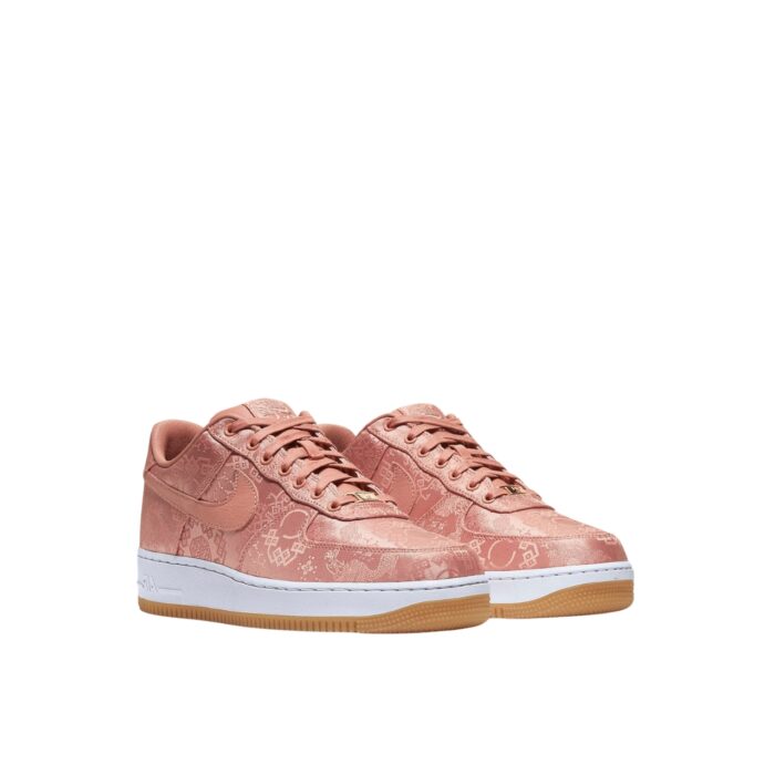 NIKE AIR FORCE 1 LOW CLOT ROSE GOLD SILK ROSE GOLD WHITE GUM LIGHT BROWN CJ5290 600
