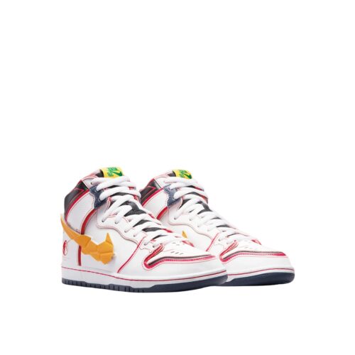 NIKE SB DUNK HIGH UNICORN RX GUNDAM WHITE AMARILLO DH7717 100