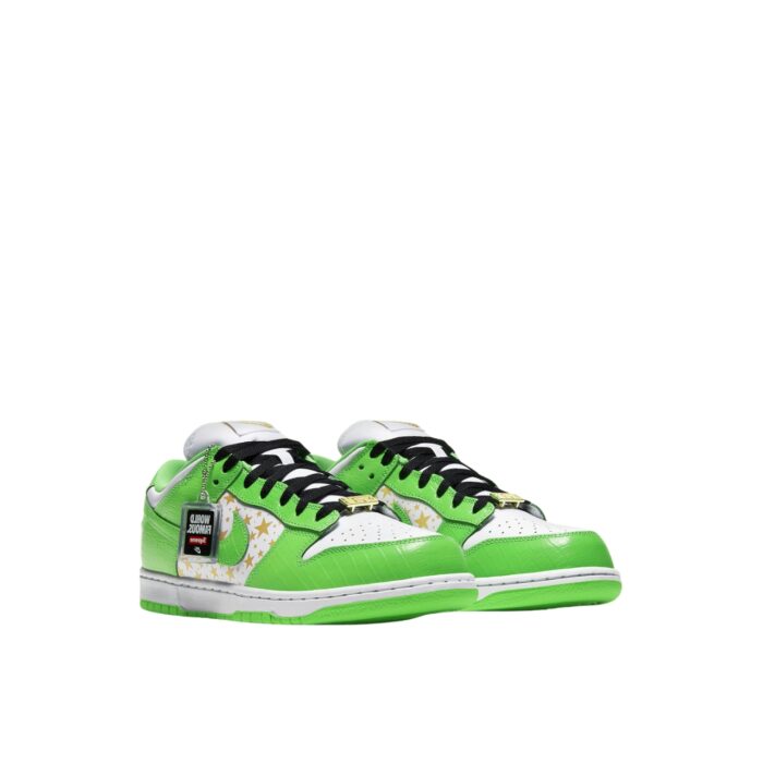 NIKE SB DUNK LOW X SUPREME WHITE GREEN DH3228 101