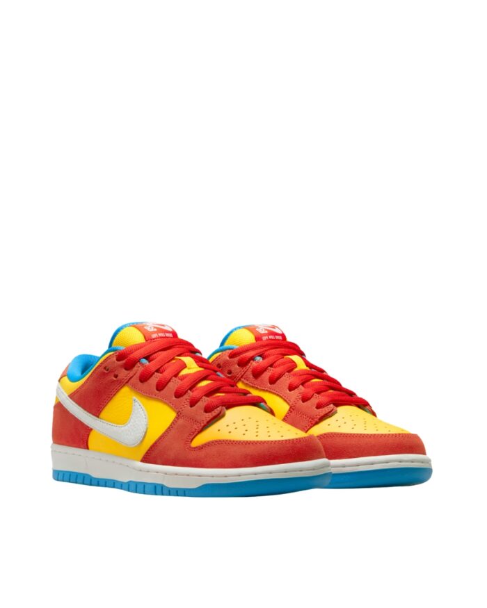 NIKE SB DUNK LOW PRO BART SIMPSON HABANERO RED WHITE BLUE HERO BQ6817 602