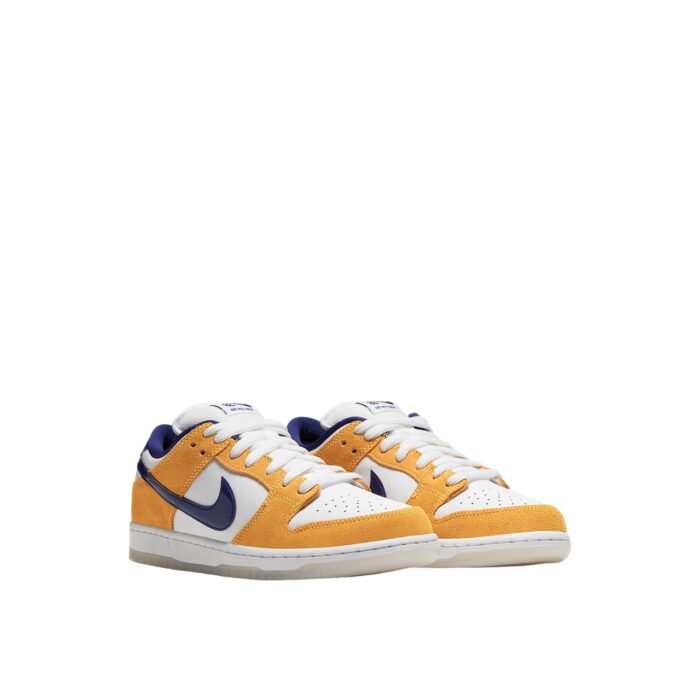NIKE SB DUNK LOW PRO LASER ORANGE WHITE REGENCY PURPLE BQ6817 800