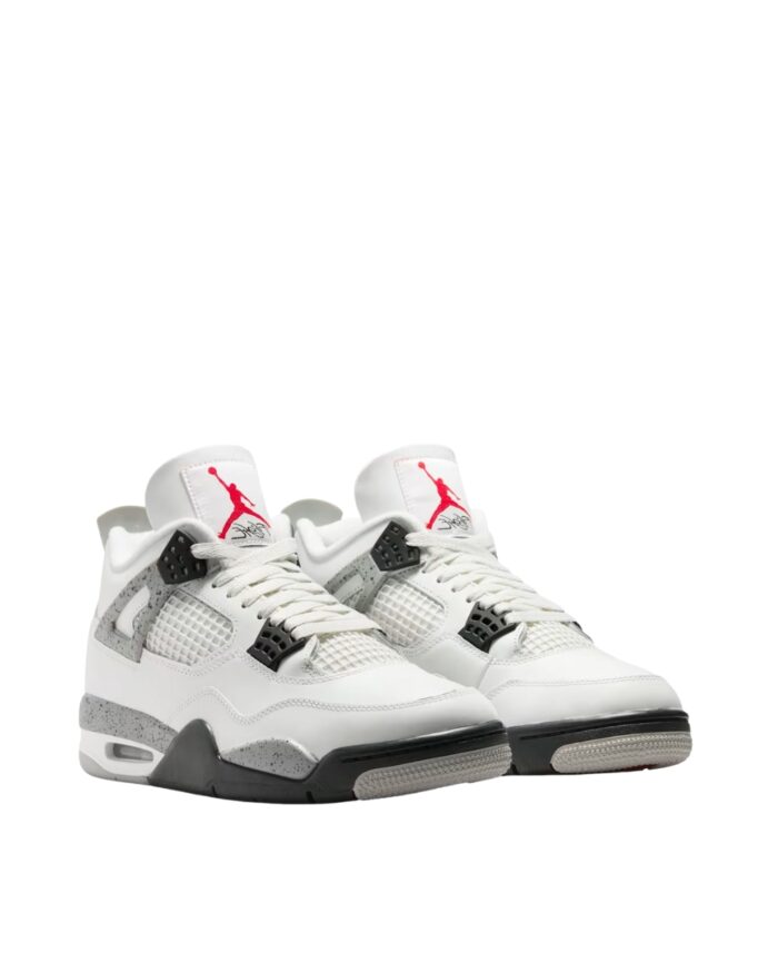 NIKE AIR JORDAN 4 WHITE CEMENT 2025 SUMMIT WHITE FIRE RED TECH GREY BLACK FV5029 100