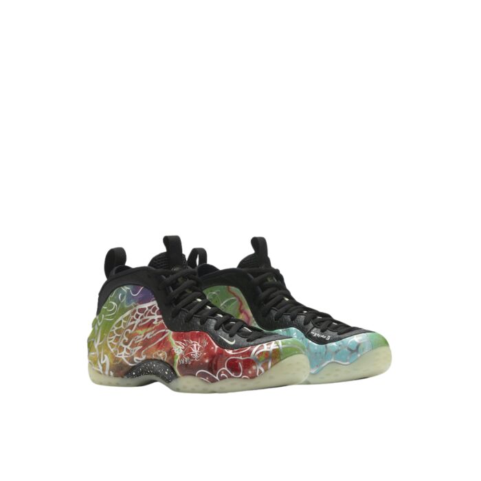 NIKE AIR FOAMPOSITE ONE BEIJING PLANET HOOPS MULTI COLOR GREEN STRIKE BLACK CW6769 930