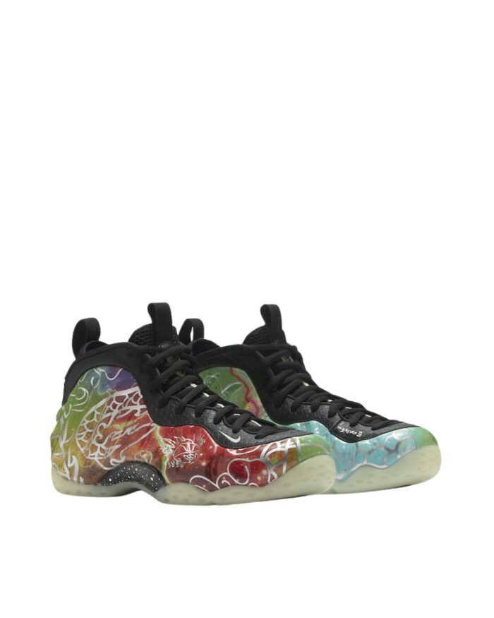 NIKE AIR FOAMPOSITE ONE BEIJING PLANET HOOPS MULTI COLOR GREEN STRIKE BLACK CW6769 930
