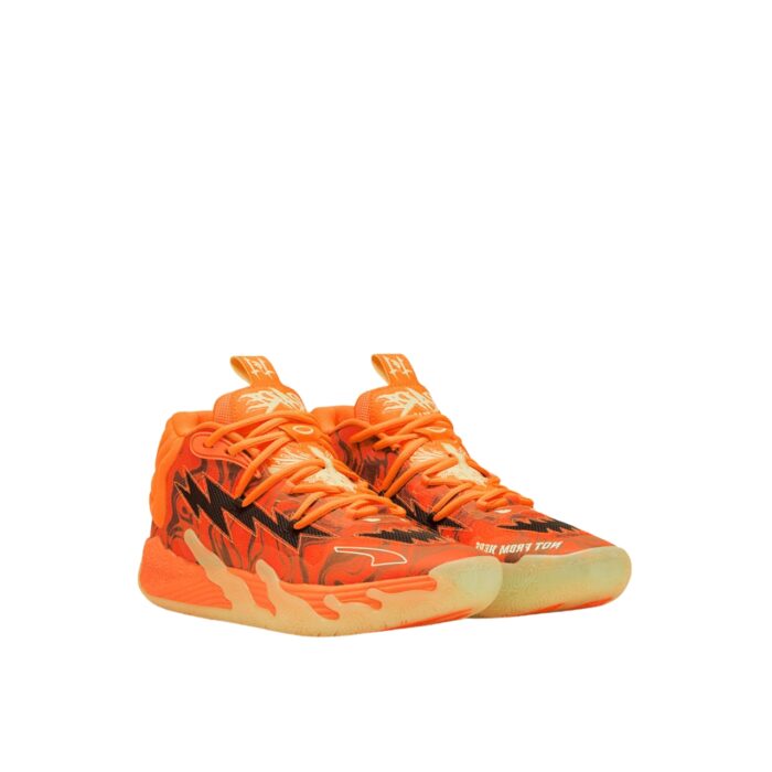 PUMA LAMELO BALL MB.03 HALLOWEEN FLURO ORANGE PUMA BLACK 311176 01