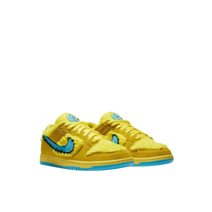 NIKE SB DUNK LOW GRATEFUL DEAD BEARS OPTI YELLOW BLUE CJ5378 700