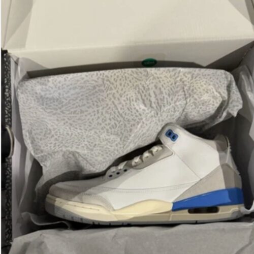 Air Jordan 3 Retro Lucky Shorts Hydrogen Blue photo review