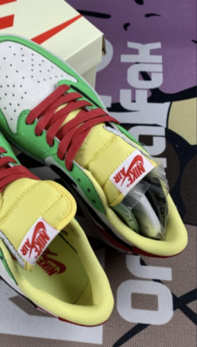 NIKE AIR JORDAN 1 LOW X TRAVIS SCOTT JOKER WHITE GREEN RED photo review