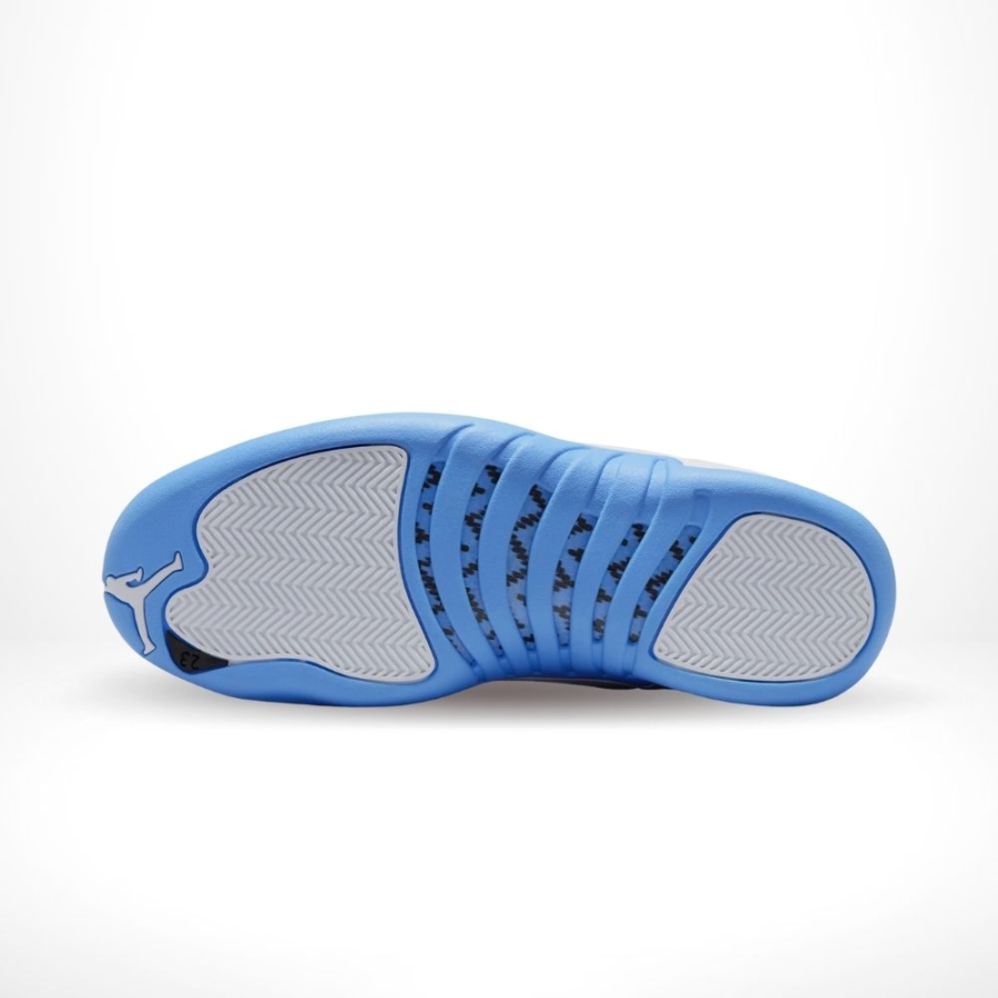 Bottom view of the Air Jordan 12