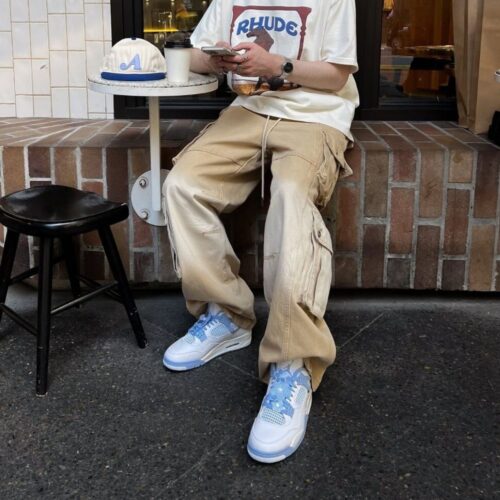 On-foot of the Air Jordan 4