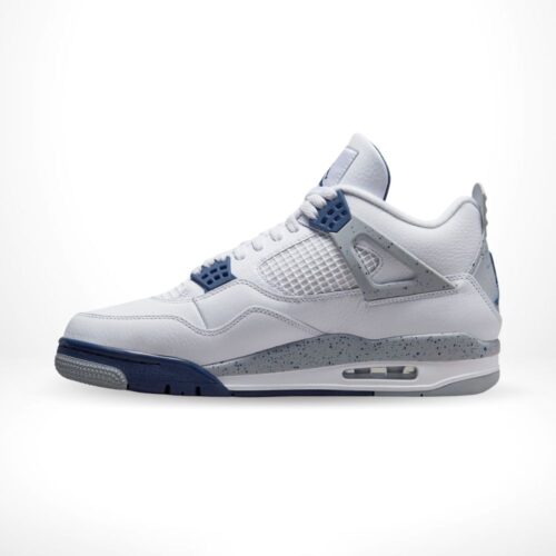 Medial side view of the Air Jordan 4