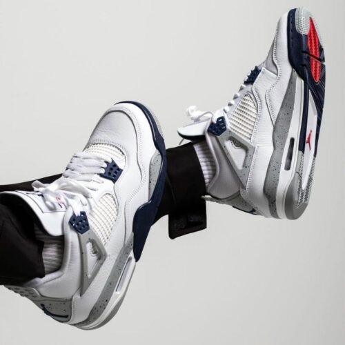 On-foot of the Air Jordan 4