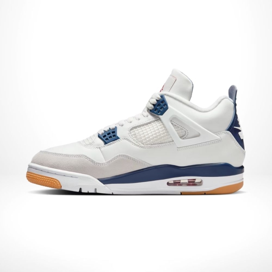 Medial side view of the Air Jordan 4