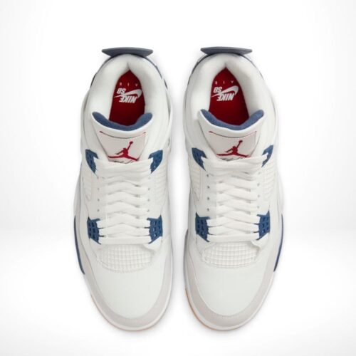 Top-down view of the Air Jordan 4