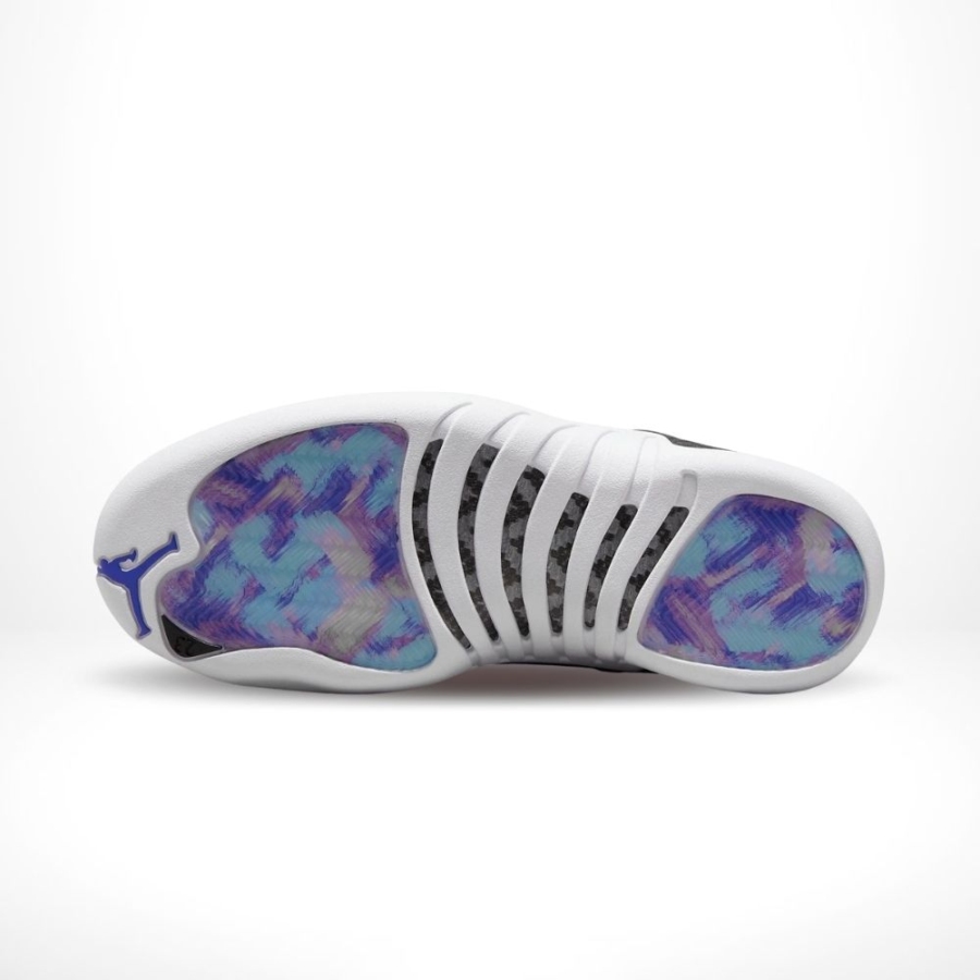 Bottom view of the Air Jordan 12