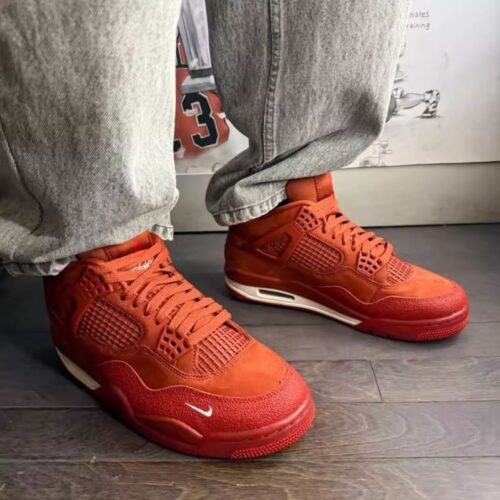 On-foot of the Air Jordan 4