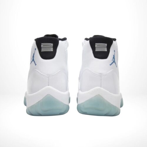 Rear view of the Air Jordan 11