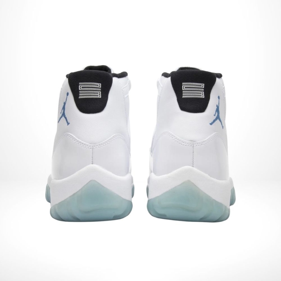 Rear view of the Air Jordan 11