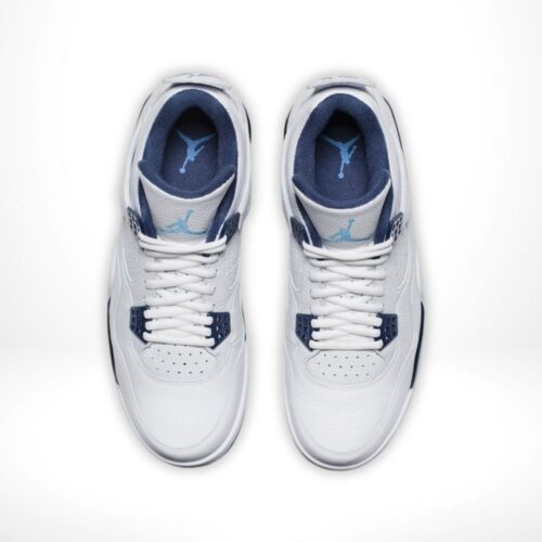 Top-down view of the Air Jordan 4