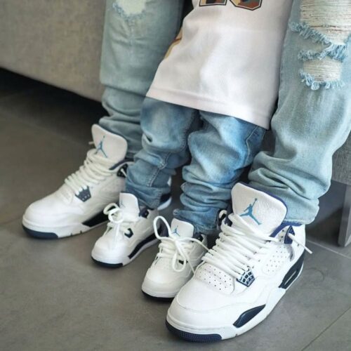 On-foot of the Air Jordan 4