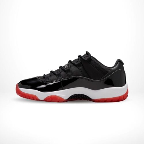 Medial side view of the Air Jordan 11
