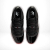 Top-down view of the Air Jordan 11