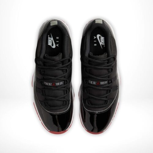 Top-down view of the Air Jordan 11