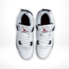 Top-down view of the Air Jordan 4
