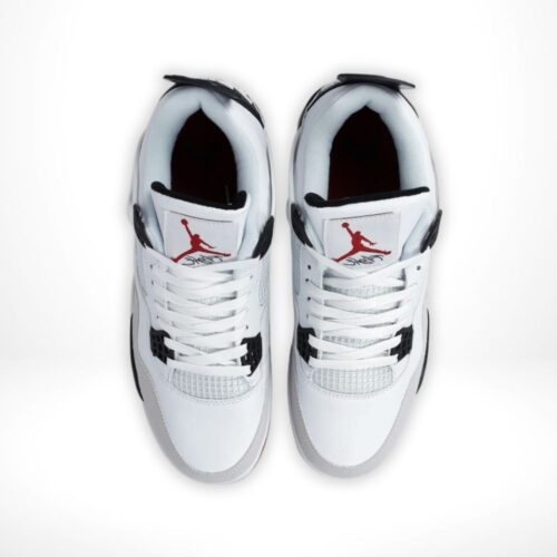 Top-down view of the Air Jordan 4