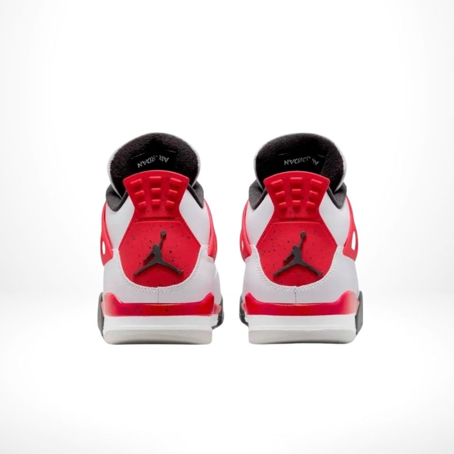 Rear view of the Air Jordan 4