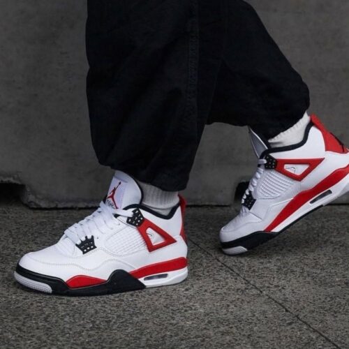 On-foot of the Air Jordan 4