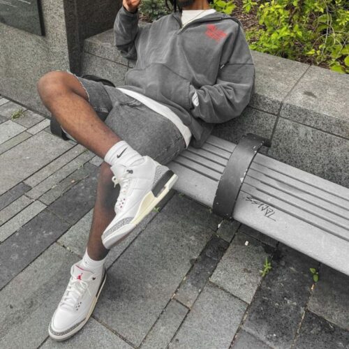 On-foot of the Air Jordan 3