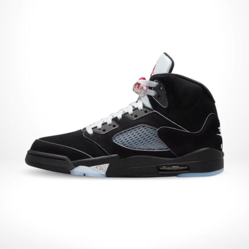 Medial side view of the Air Jordan 5