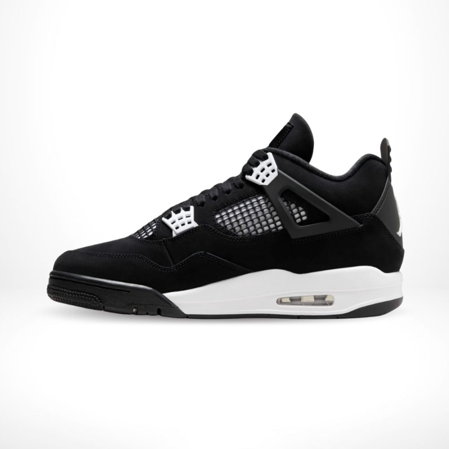 Medial side view of the Air Jordan 4