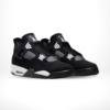 Angled front view of a full pair of Air Jordan 4