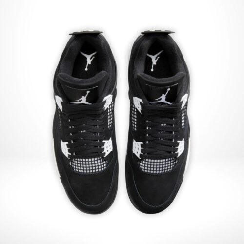 Top-down view of the Air Jordan 4