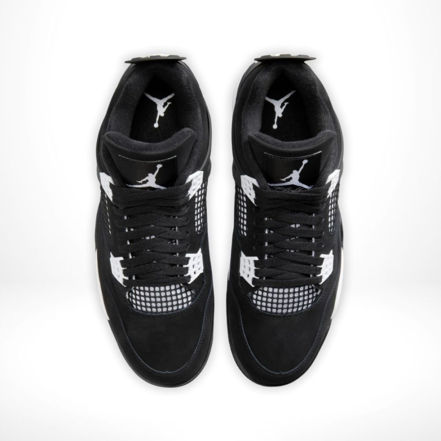 Top-down view of the Air Jordan 4