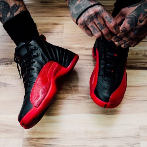 On-foot of the Air Jordan 12