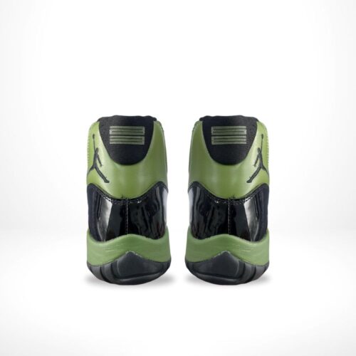 Rear view of the Air Jordan 11