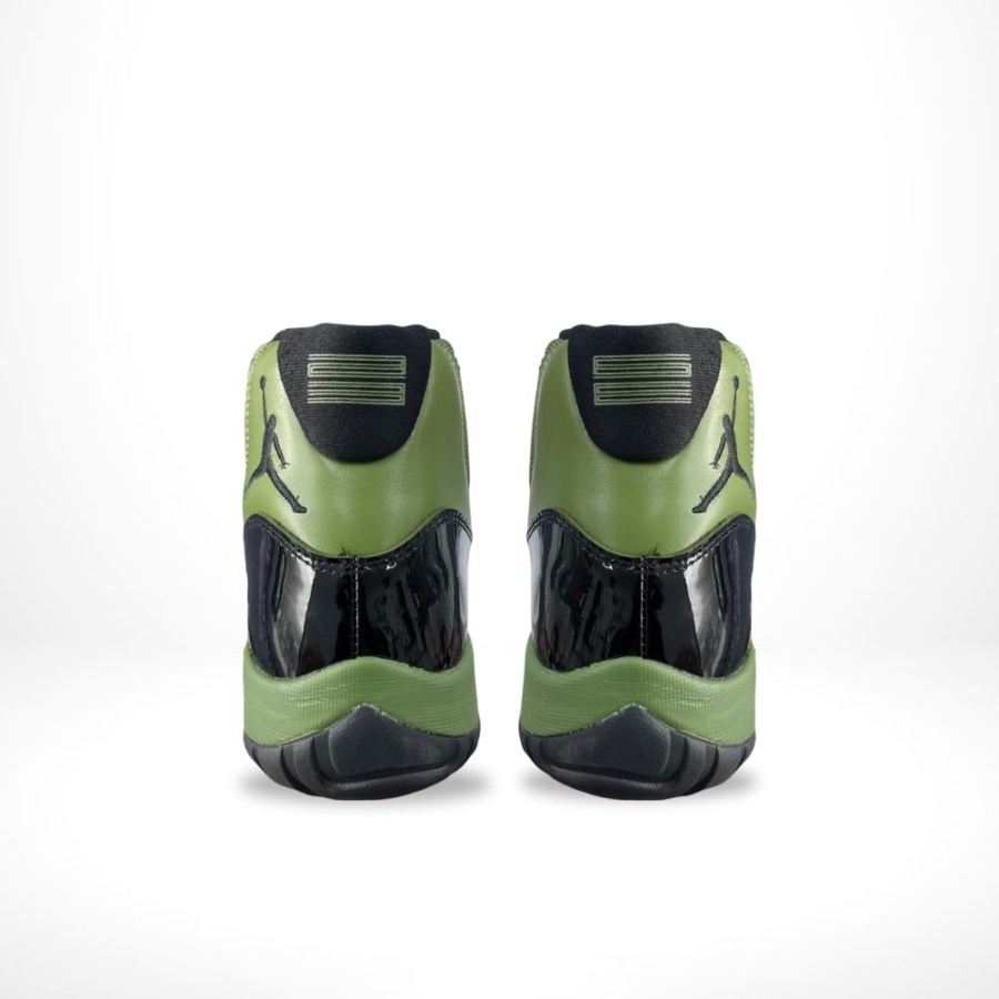 Rear view of the Air Jordan 11