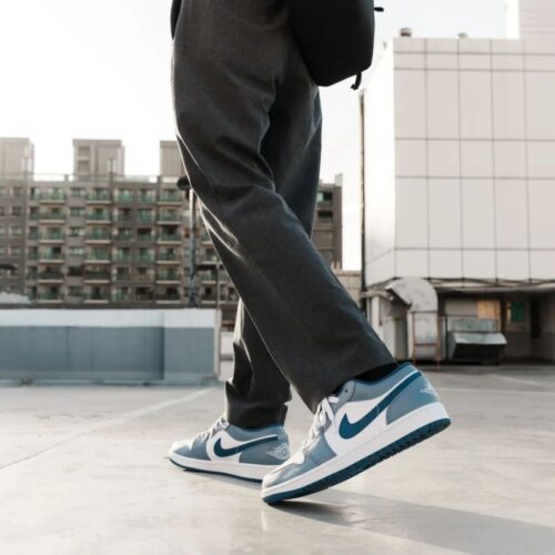 On-foot of the Air Jordan 1