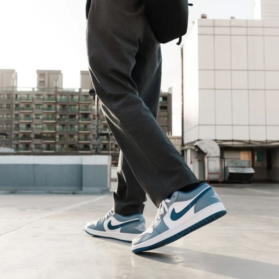 On-foot of the Air Jordan 1