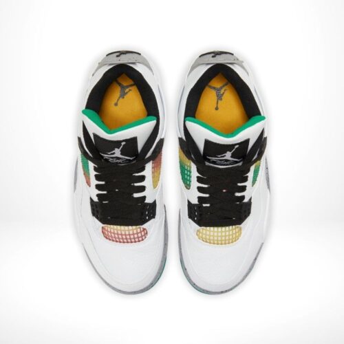 Air Jordan 4 Retro Lucid Green Rasta - Image 4