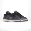 Angled front view of a full pair of Air Jordan 1