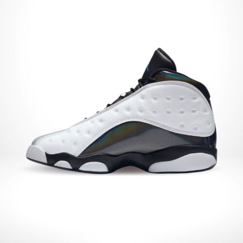 Medial side view of the Air Jordan 13