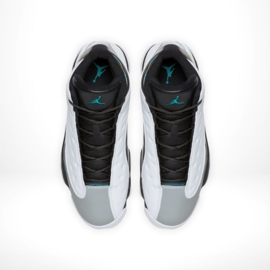 Top-down view of the Air Jordan 13