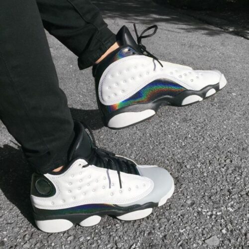On-foot of the Air Jordan 13