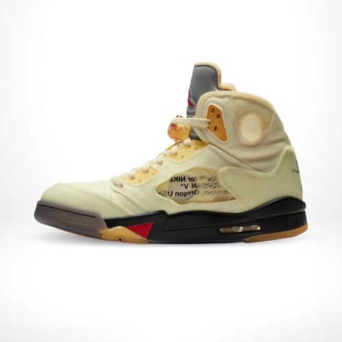 Air Jordan 5 Retro X Off-White Sail - Image 3