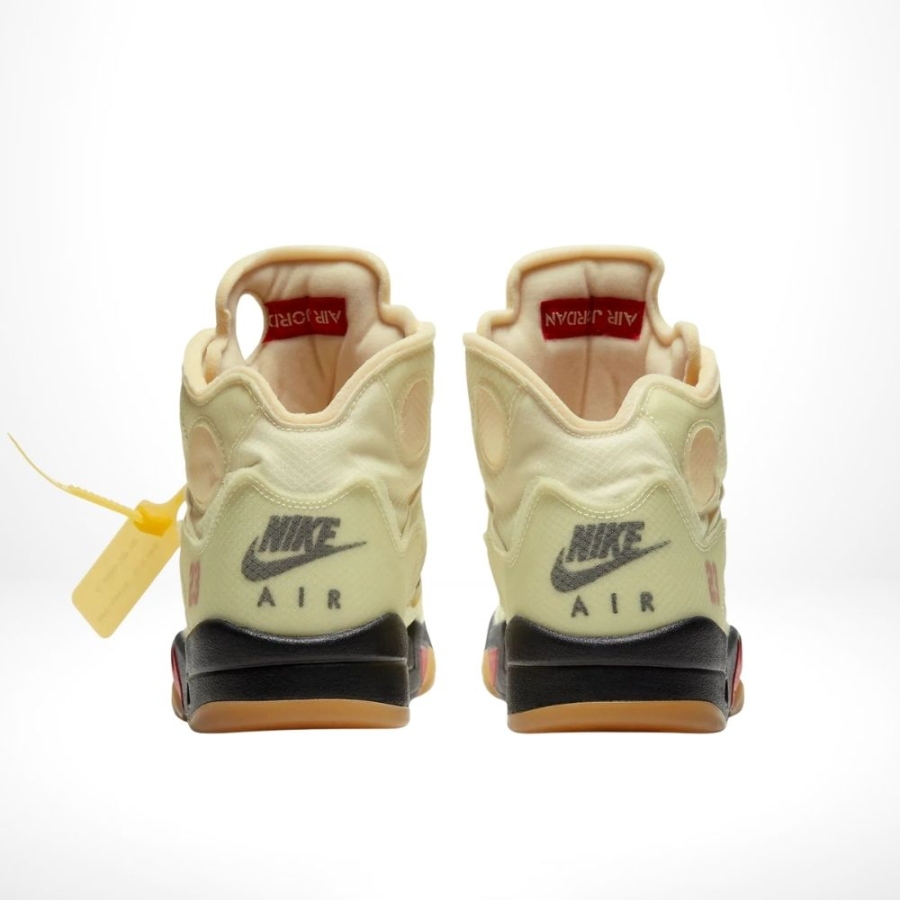 Rear view of the Air Jordan 5